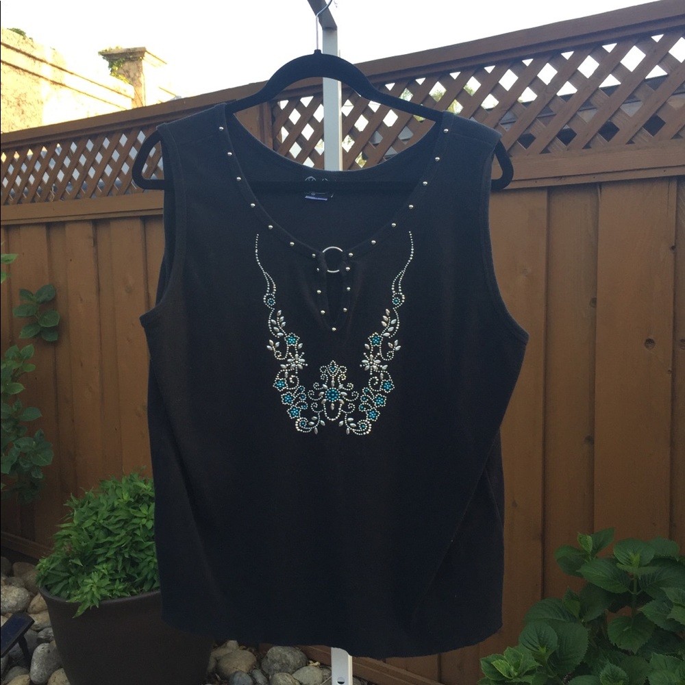 Daytona Thunderwear! Women’s tank top W/Decor. 2X